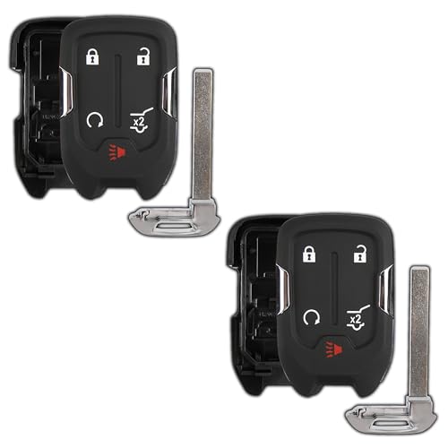 Coque clé GMC Chevrolet HYQ1AA pour votre voiture au quotidien 5 boutons