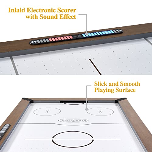 Barrington Billiards Air Hockey Table with Accessories, Perfect for Family Game Rooms