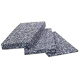 saarschaum® Verbundschaum Schaumstoffplatte, Schaumstoff Matte VS100 202x102x1 cm sehr fest für Motorradsitz Dämmung Turnmatte Kantenschutz Schallisolierung Keilkissen Verpackung Aufprallschutz