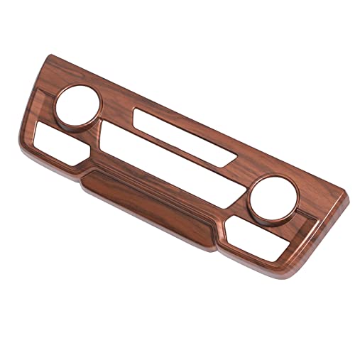 AntBooBoo for Honda CRV CR-V 2017 2018 2019 2020 2021 Air Conditioning Knob Climate Control Module Panel Peach Wood Grain Center Console CD Panel Cover Trim (Not Fit for LX)