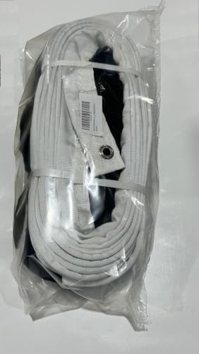 Filet de padel de polypropylene 3mm avec maille sans noeuds noir