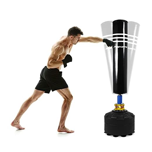 Boxsack Premium - Erwachsene Freistehender Standboxsack mit Saugfuß - MMA Boxing Trainer Kickboxsack