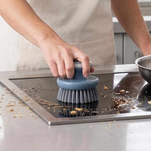 Cepillo para fregadero antiadherente contra grasa incrustada 5
