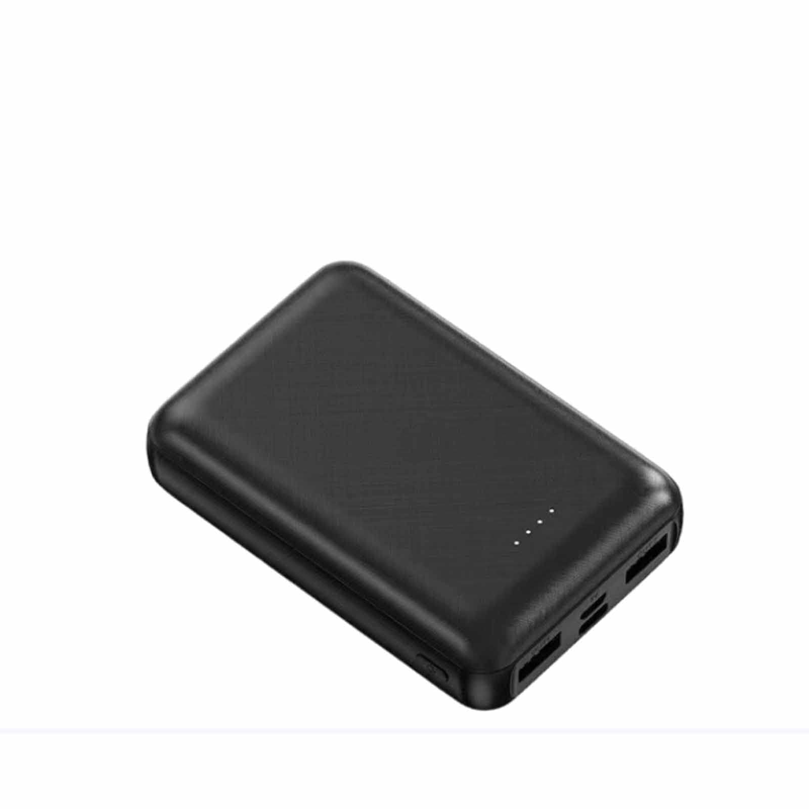 Power Bank, 5000mAh /10000mAh Cargador Portátil De Alta Capacidad Carga Rápida con 3 Salidas Y Entrada Tipo C Paquete De Batería Externa con 4 Luces LED Ultra Compacto(D,10000mAh)