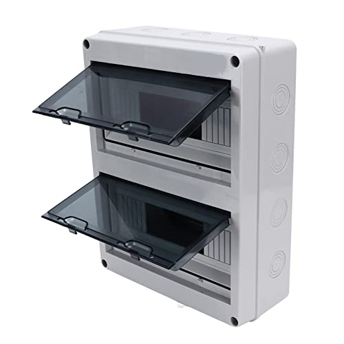 Boîte de jonction IP65 avec couvercle transparent pour protéger 24 modules électriques