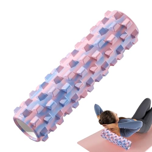Rodillos De Espuma Para Masaje Muscular - Masajeador Profundo de Tejidos para Core - Roller Muscular con Textura Profundo Yoga Pilates Ejercicios Calentamiento Hombres Mujeres Viaje Sueño Entrenamient