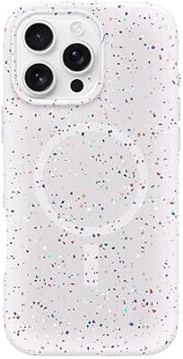 Otterbox Funda para iPhone 16 Pro MAX Symmetry Series Core MagSafe, a Prueba de Golpes y caídas, Ultra Fina, Funda Protectora, Testada 3X con los estándares Militares anticaídas, Blanco