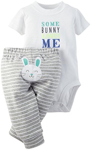 Carter's 2 Piece Easter Set, Heather, 12 Months
