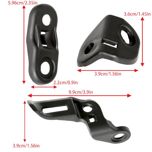 Image of Fixed Fairing Support Bracket for Honda CBR1000RR 2008-2017,Black | All Fixed Plastic Fairing Brackets Pack of 4, Solid Structure, Easy Bolt-on Installation
