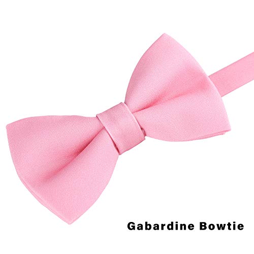 Image of WELROG Classic Pre-Tied Bow Tie for Children & Adults Solid Color Adjustable Bowtie
