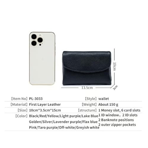 Unisex Pebble Leather Wallet, Unisex Soft Pebble Leather Wallet, women Clutch Bags, Can Hold Coins, Id Cards (light blue)3