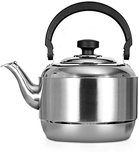 Teapot 7L pour cuisinière à gaz, la grande bouilloire à sifflet idéale pour le thé en famille