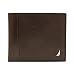 Nautica Men's Milled Leather Passcase Wallet