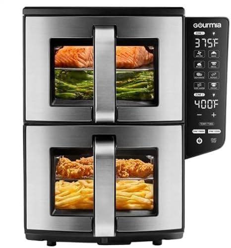 GAF1190 11-Quart Dual Basket Air Fryer with Touchscreen