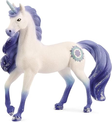 SCHLEICH BAYALA | Mandala Einhorn Hengst 70715 | detailgetreue, Fantastische Figuren | tolles Geschenk für Mädchen und Jungen | wunderschöne Sammelfiguren | Spielfigur ab 5 Jahren | 15 x 10 x 12 cm