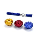 Construcción resistente. APPLAYERR 3 troqueles 1.0/0.8/0.7 mm distancia de dientes profesional reloj llave trasera abridor de caja herramientas de reparación conjunto para Corum