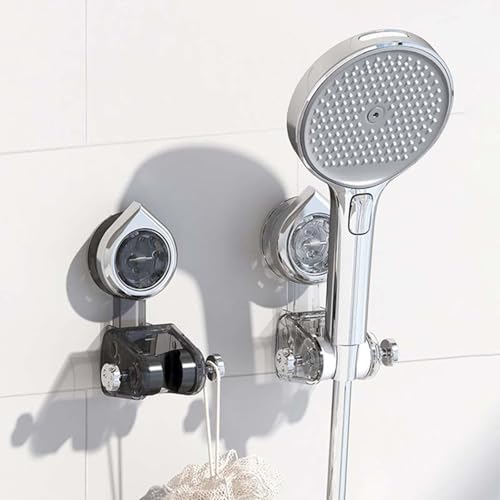 Support de douche à main rotatif ventouse fixation murale mur - 3