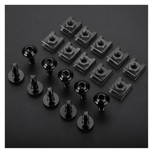 �{�f�B���[�N�N���b�v �o�C�N�t�F�A�����O�{���g�i�b�g�L�b�g �{�f�B�t�@�X�i�[�N���b�v �X�N�����[ �J�[�i�b�g �ɓK������ �h�D�J�e�B(BLACK-10PCS)