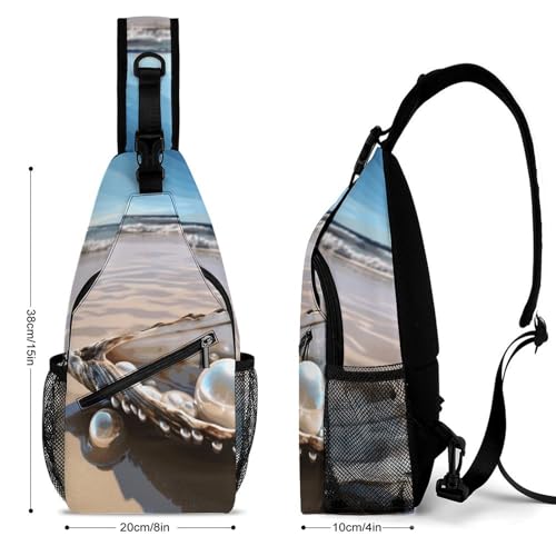 Bolso cruzado Ocean Beach Mussel para senderismo miniatura 2