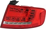 For Audi A4 Sedan/Wagon Outer LED Tail Light 2009 2010 2011 2012 Passenger Right Side Taillamp...
