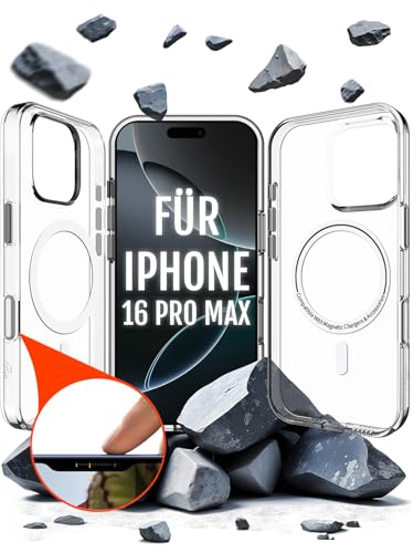 Coque iPhone 16 Pro Max rigide transparente Roxx pour protéger l'appareil photo