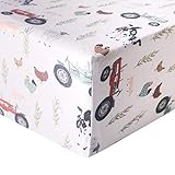 Copper Pearl Premium Knit Baby Crib Sheets for Boys and Girls Breathable and Soft, Fitted Crib Sheets for Standard Baby Mattresses