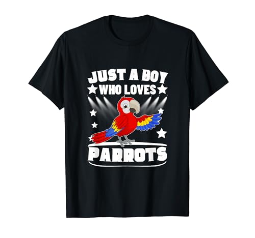 Just A Boy Who Loves Parrot Funny Parrot T�V���c