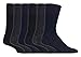 Produktbild Gentle Grip Sock Shop Herren-Socken, weich, nicht elastisch, 6 Paar, Somrm02, L