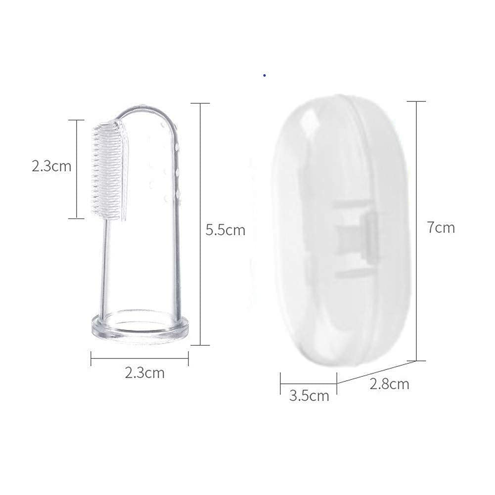 Kritiu Baby Feeding Combo-Spoon Bottle, Finger Toothbrush, And Baby Bib Set|Bpa-Free & Safe For Infants|Easy To Clean|Yellow, Set Of 3, 90 Ml - Image 3 thumbnail