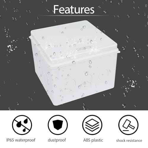Boîte de dérivation étanche IP65 LeMotech pour protéger vos connexions de l'eau