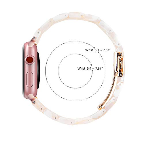 Bracelet réglable métal Apple Watch SE 6 5 4 3 2 1 montre connectée 38 42mm - 7