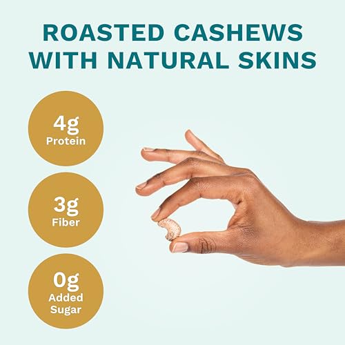 Image of Organic Cashews by Karma Nuts, Vegan, Gluten Free, Low Net Carb, Natural, Everyday Nut Snack, Great For Baking, Resealable Bulk 32oz Bag (Resealable Bulk 32oz Bag, Organic Sea Salt Wrapped Cashews)