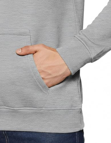 Image of XENOVAURBAN Unisex Cotton Fleece Solid Plain Hoodie - Pack of 1