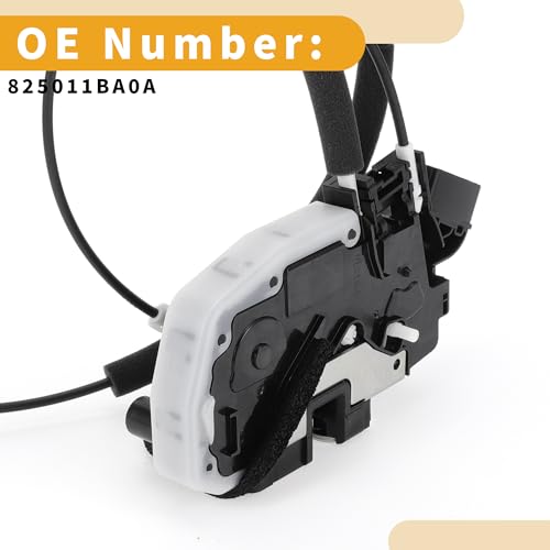 Image of Power Door Lock Actuator Motor No.825011BA0A Rear Left Driver Side Door Latch Actuator Assembly for INFINITI EX35 2008-2012 for INFINITI QX50 2014-2017 with Cable