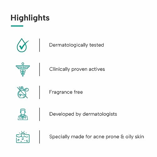 Image of DERMATOUCH Salicylic Acid 2% w /w Sebustop 2% Face Serum | For Acne & Blackheads | Specially for Acne-prone & Oily Skin | 15ml