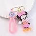 Jnrss 4pcs Minnie/Mickey Cute Cartoon Keychains for Girls Boys, Backpack Key Chain Accessories Wristlet Key chain Car Charms