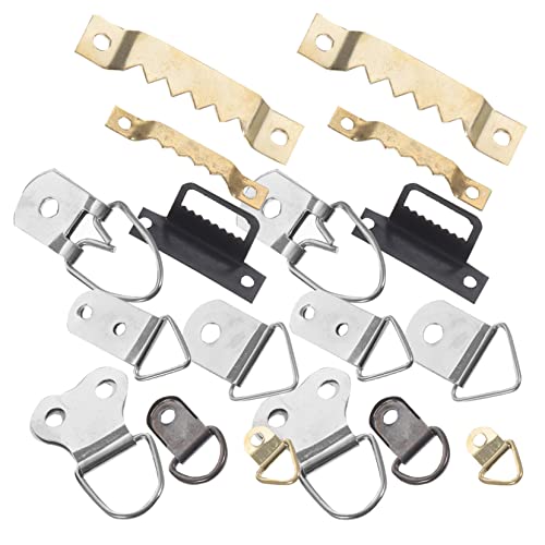 Image of Artibetter 180Pcs Metal Picture Frame Hanger Kit Includes Types of Wall Hanging Hardware Each of Hooks for Frames and Paintings Heavy Duty Picture Hangers
