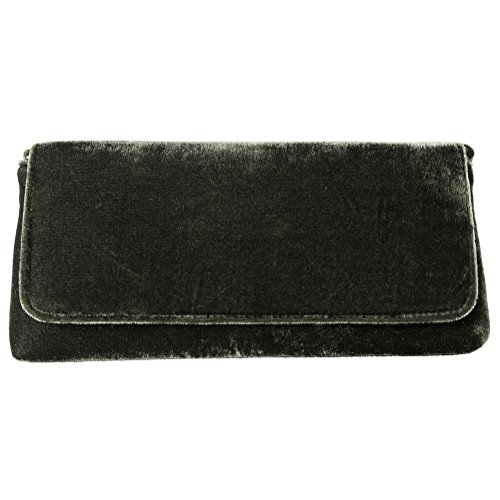 Sac d'embrayage Mattea de luxe en velours vert précieux ACACX571CIPRESSO