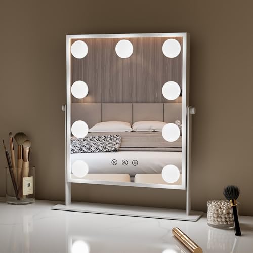 Miroir Hollywood avec éclairage LED tactile pour coiffeuse