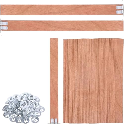 Mechas de madera para velas, pack de 240 unidades