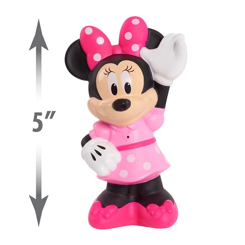 Disney Junior Minnie Mouse 3-Pack Bath Toys, Figures Include Minnie Mouse, Daisy Duck, and Figaro, Kids Toys for Ages 3 Up by Just Play - Image 5