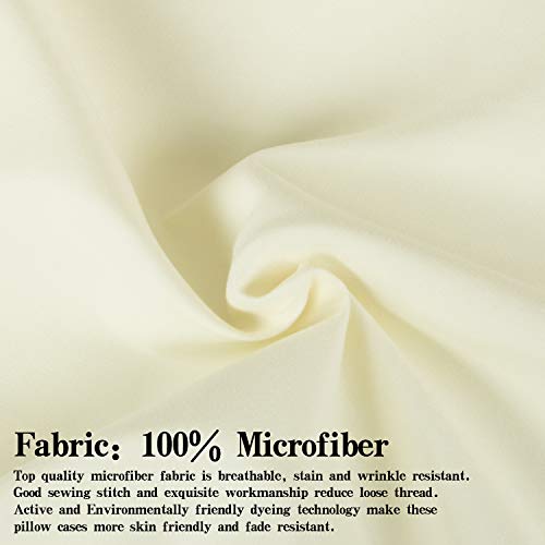 Image of NTBAY Twin Microfiber Flat Sheet, 66 x 96, Butter Yellow