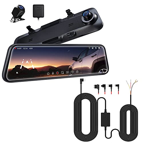 Pelsee P12 Mirror Dash Cam Hardwire Kit
