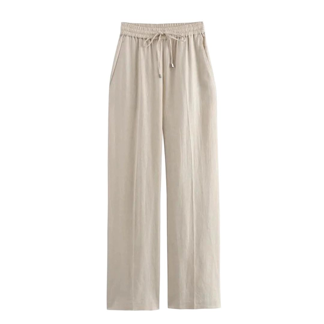 Woman High Waist Pants for Women Pleated Wide Leg Pants