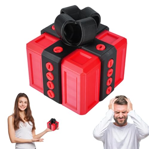 PLUSHCEWT Ärgerliches Geschenk - 3D gedruckte Schraube und Drehverschluss Überraschungsbox witziger Streich Geschenkkasten geeignet für Geburtstage Ostern Valentinstag Bürodekoration