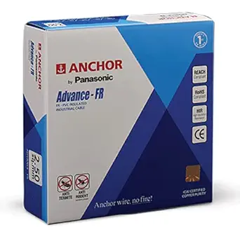 Anchor by Panasonic Electric Wire & Cable for iPhone (Advance - FR - 90mtr) 1.5sqmm, Product Code - 27404 - Multicolor