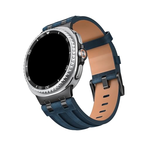 Bracelet en cuir pour Samsung Galaxy Watch 8 44mm 40mm et 8 Classic 46mm montre