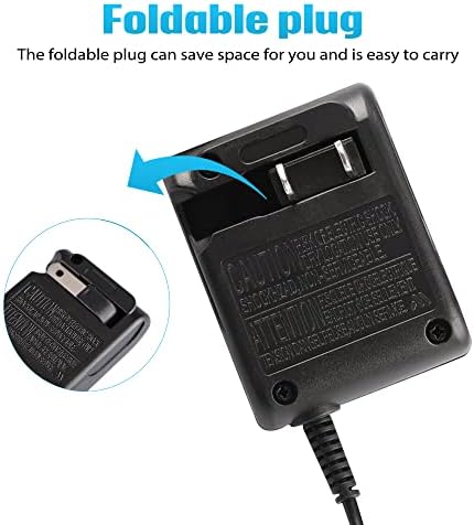 Xahpower Gameboy Advance SP Charger, AC Adapter for Nintendo NDS and GBA SP Systems, Wall Travel Power Cord Charging Cable 5.2V 450mA — view 2