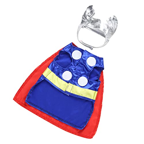 Disfraz para perro Toyvian de poliéster rojo miniatura 6