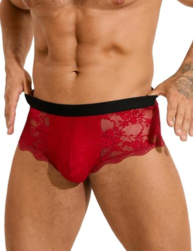 Ya en mundofriki.es: ohmydear Boxer Hombre Sexy Calzoncillos Encaje con Cinturón Elástico Transparente Boxers Hipster para Hombres Grandes Talla Ropa Interior